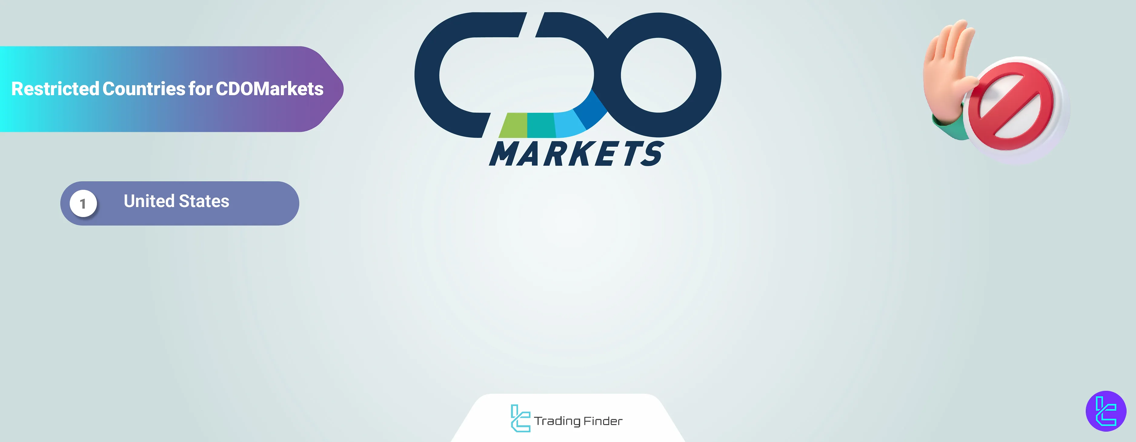 CDOMarkets restricted countries