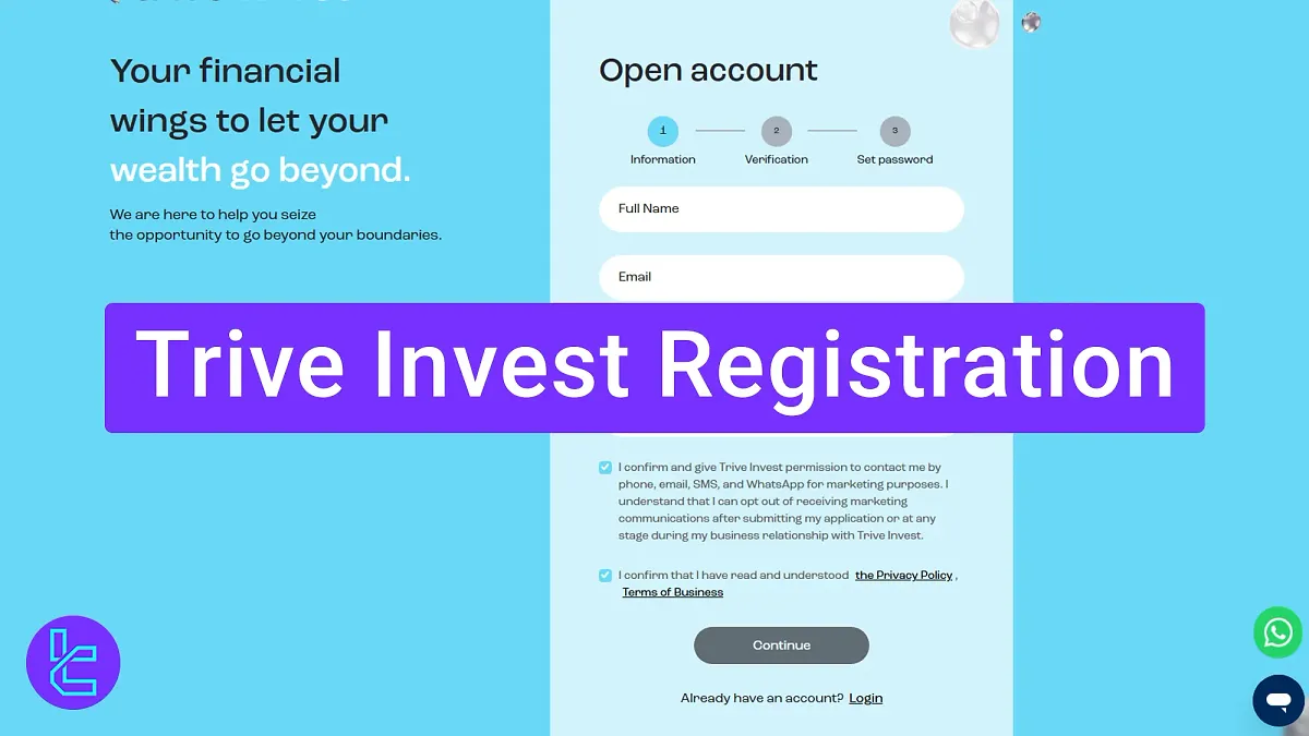 Trive Invest Registration 2025 [Signup + Personal details Entry in 6 Steps]