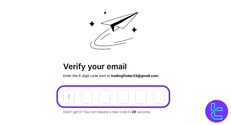 Gemini exchange account setup, verify email