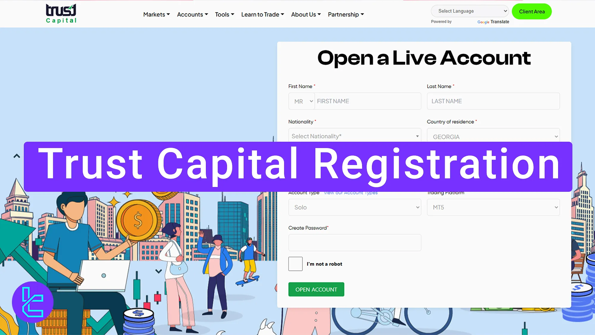 Trust Capital Registration - Open Your Account in [3 Steps] 2025