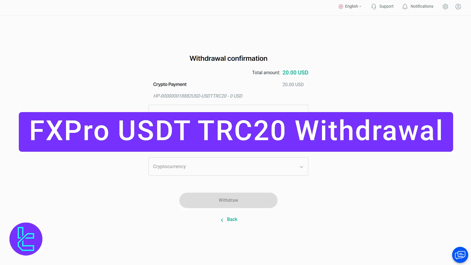FXPro TRC20 Withdrawal 2025 [Payout in Under 5 Minutes]