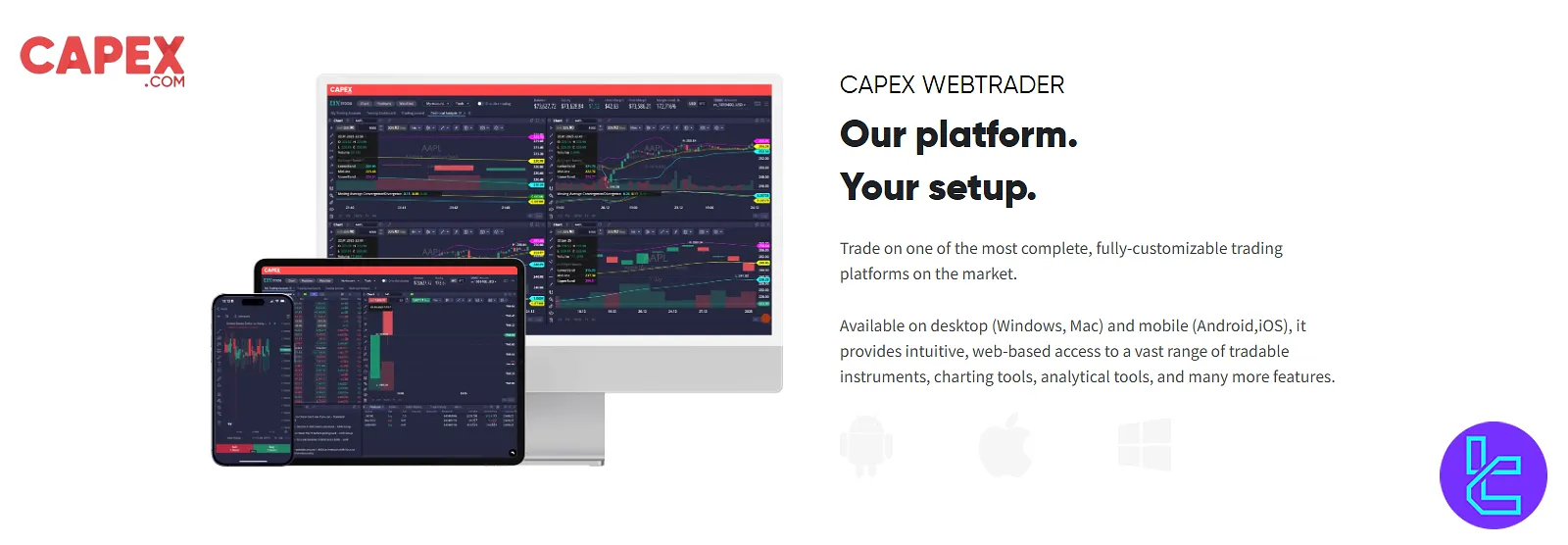 CAPEX WebTrader and MetaTrader 5 platform