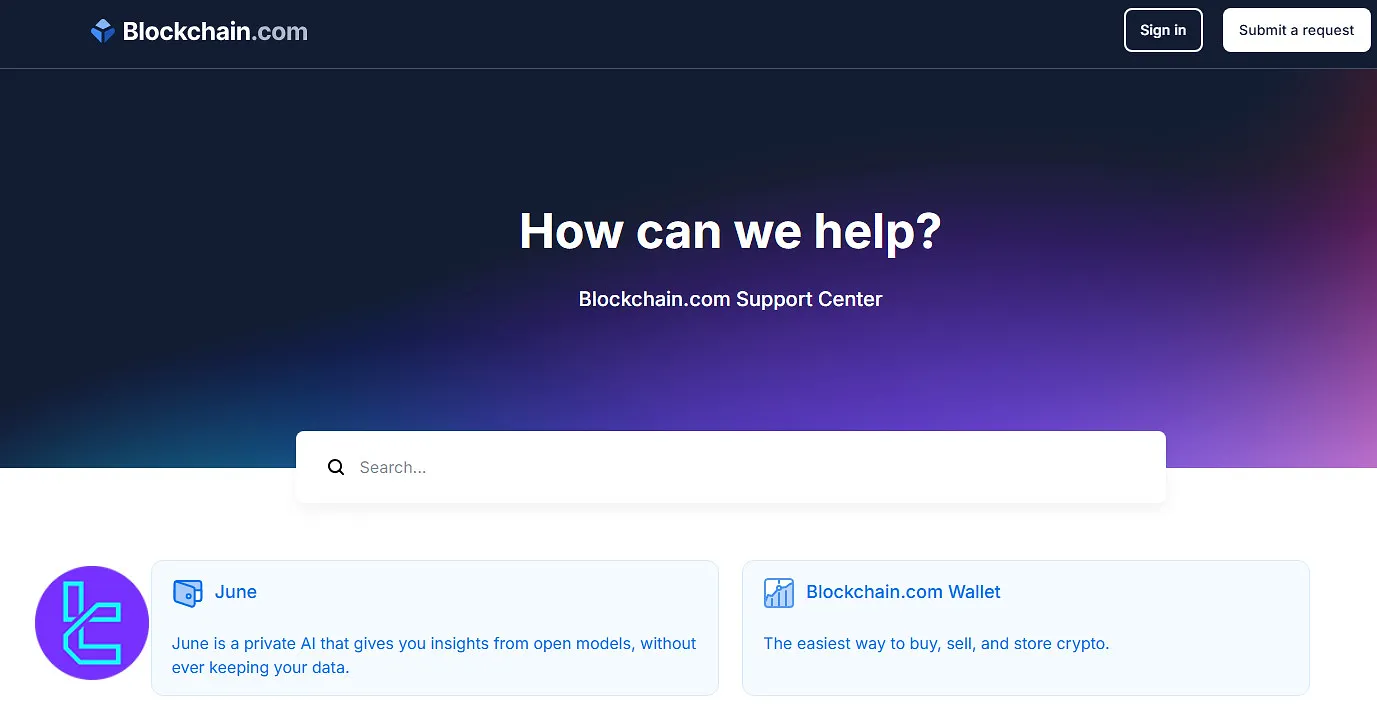 Blockchain.com support