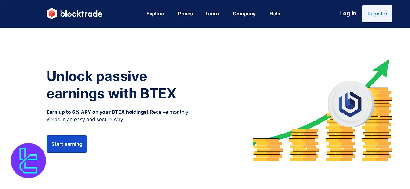 Blocktrade earn BTEX