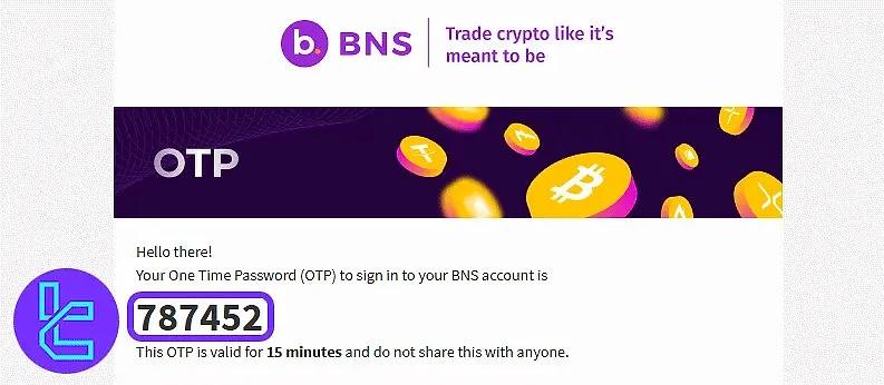 Bitbns email verification