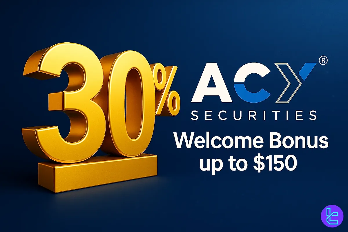 %30 ACY Securities Welcome Bonus [up to $150] - Oct 9th, 2025