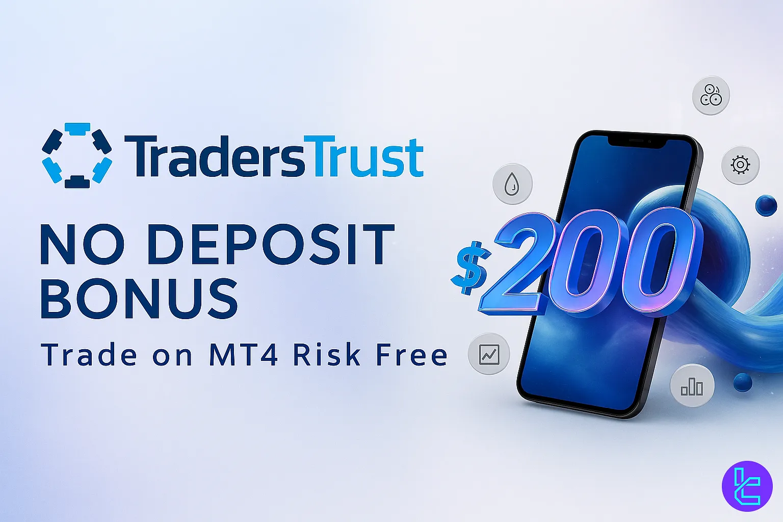 $200 No Deposit Bonus promotion by Traders Trust