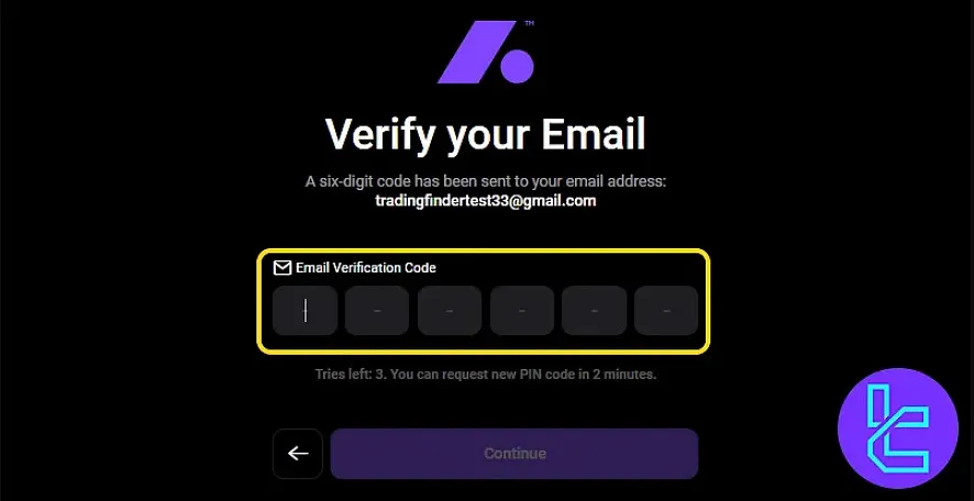 BTC-Alpha email verification