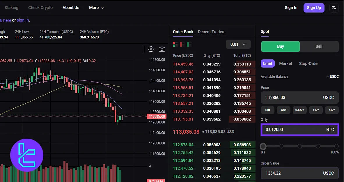 BTC-Alpha trading amount