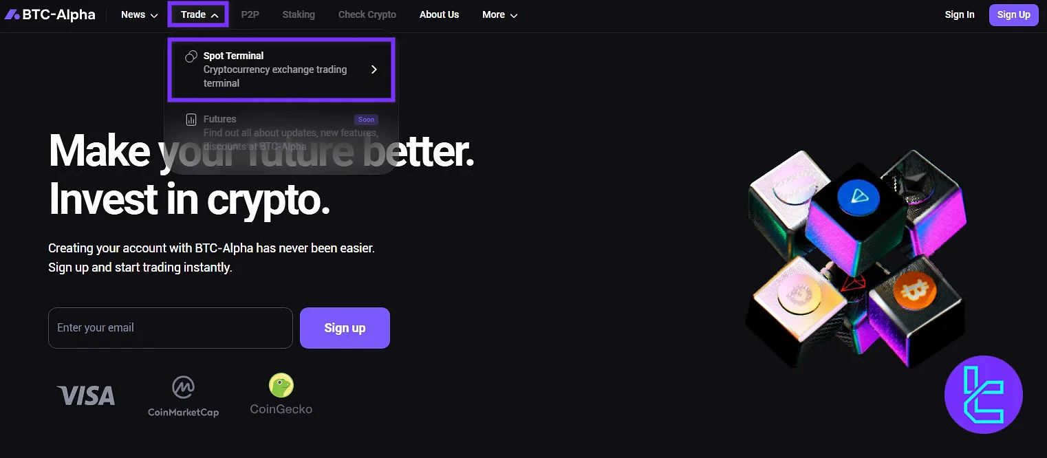 start trading on BTC-Alpha