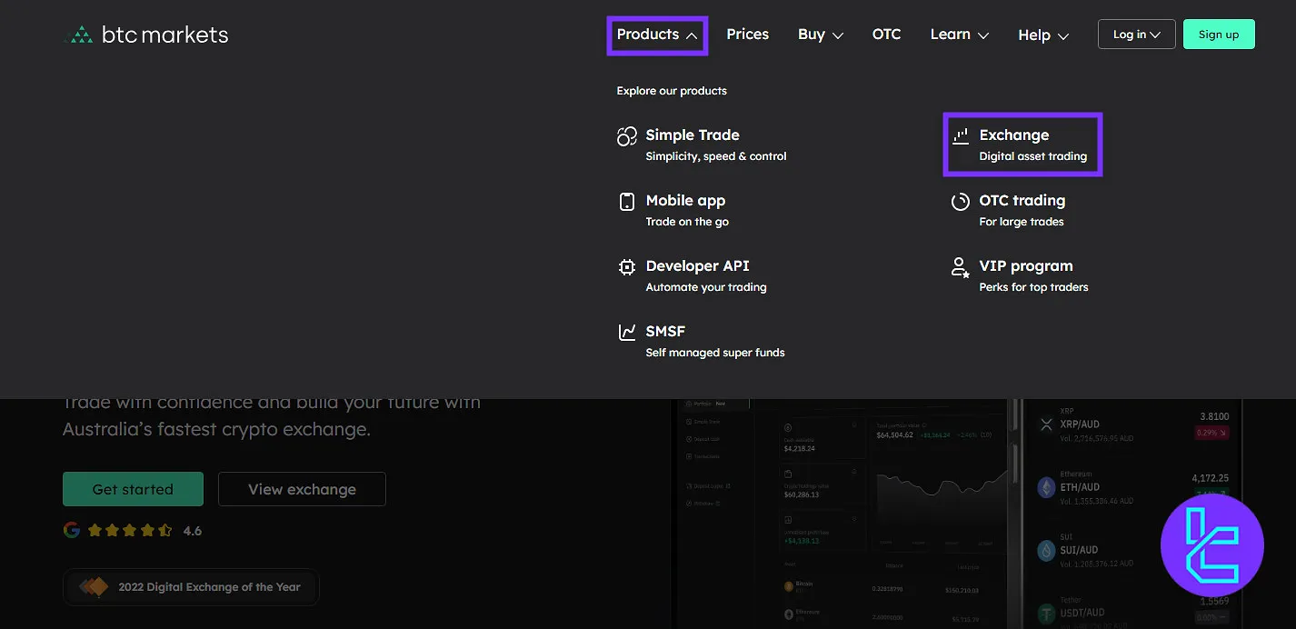 start trading on BTC Markets