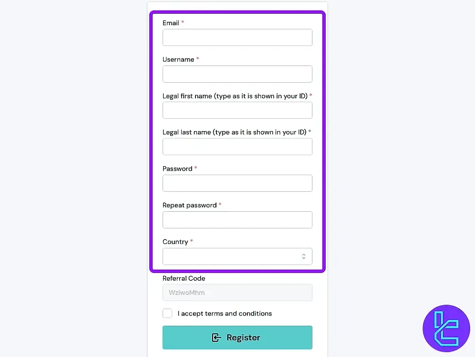 Sway Funded Registration Form