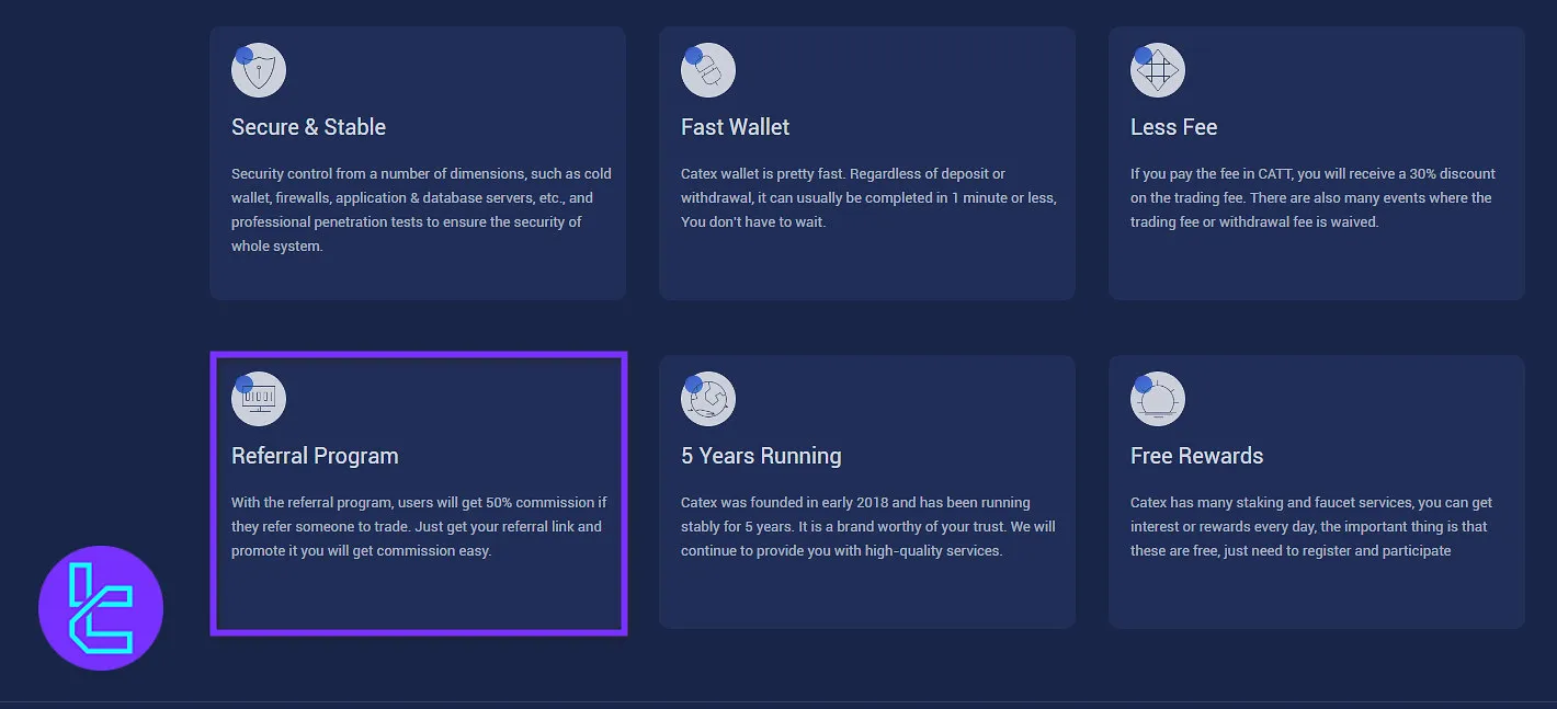 Catex referral program