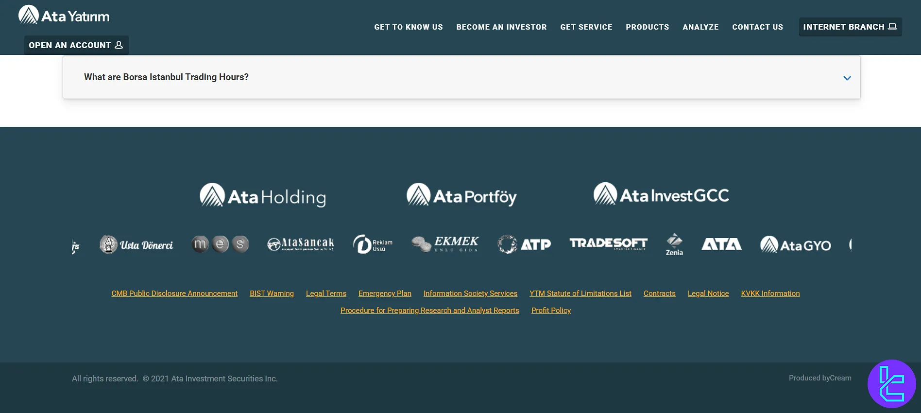 Ata Yatırım parent company