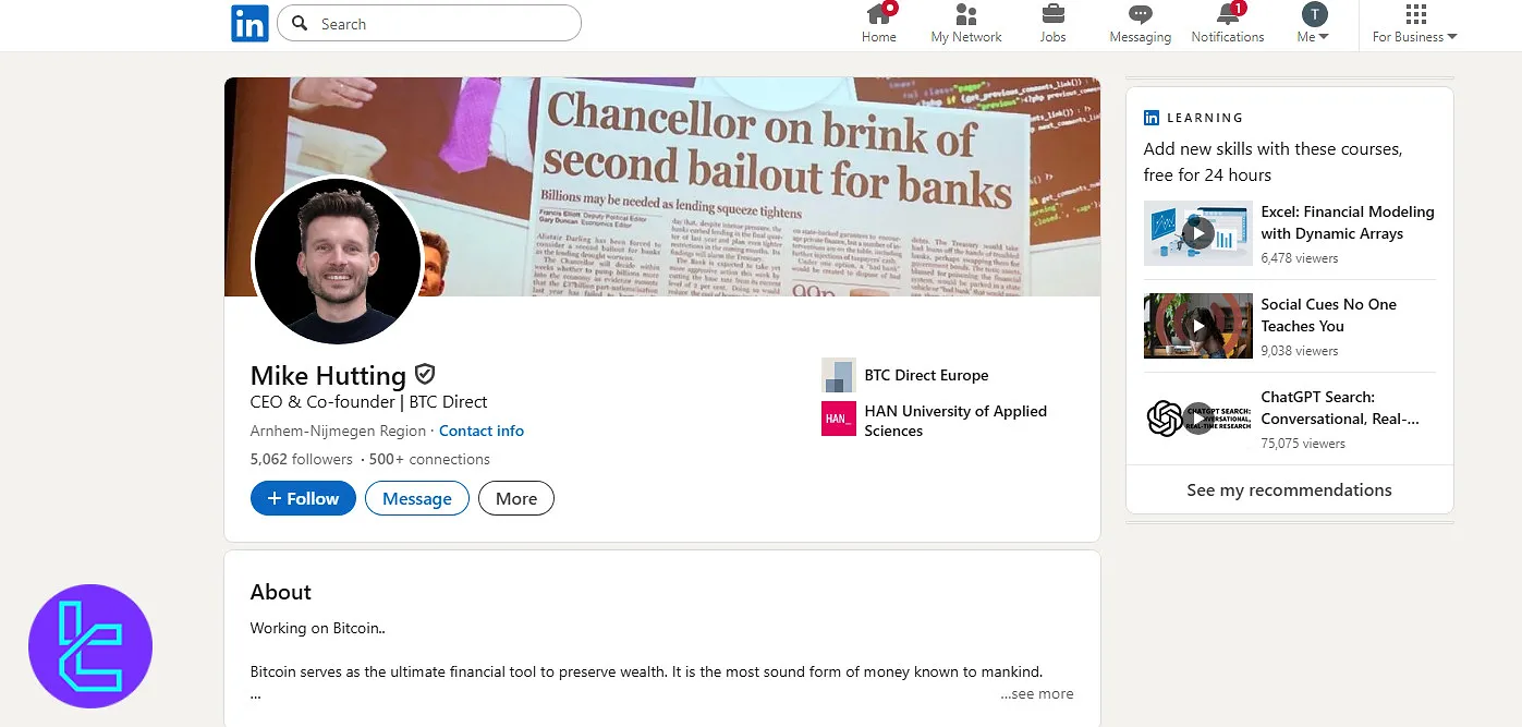 BTC Direct CEO and Co-Founder