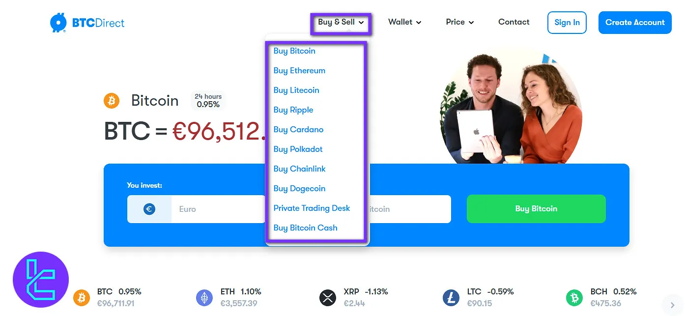 BTC Direct choosing cryptocurrencies