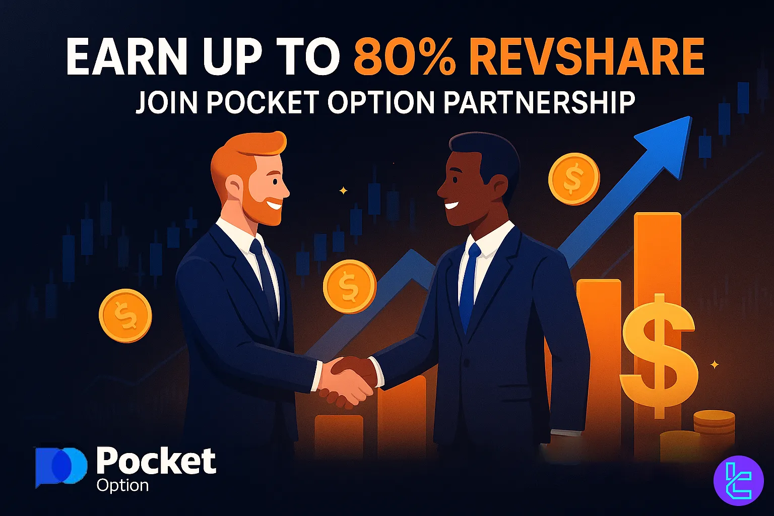 Pocket Option affiliate partnership with TradingFinder