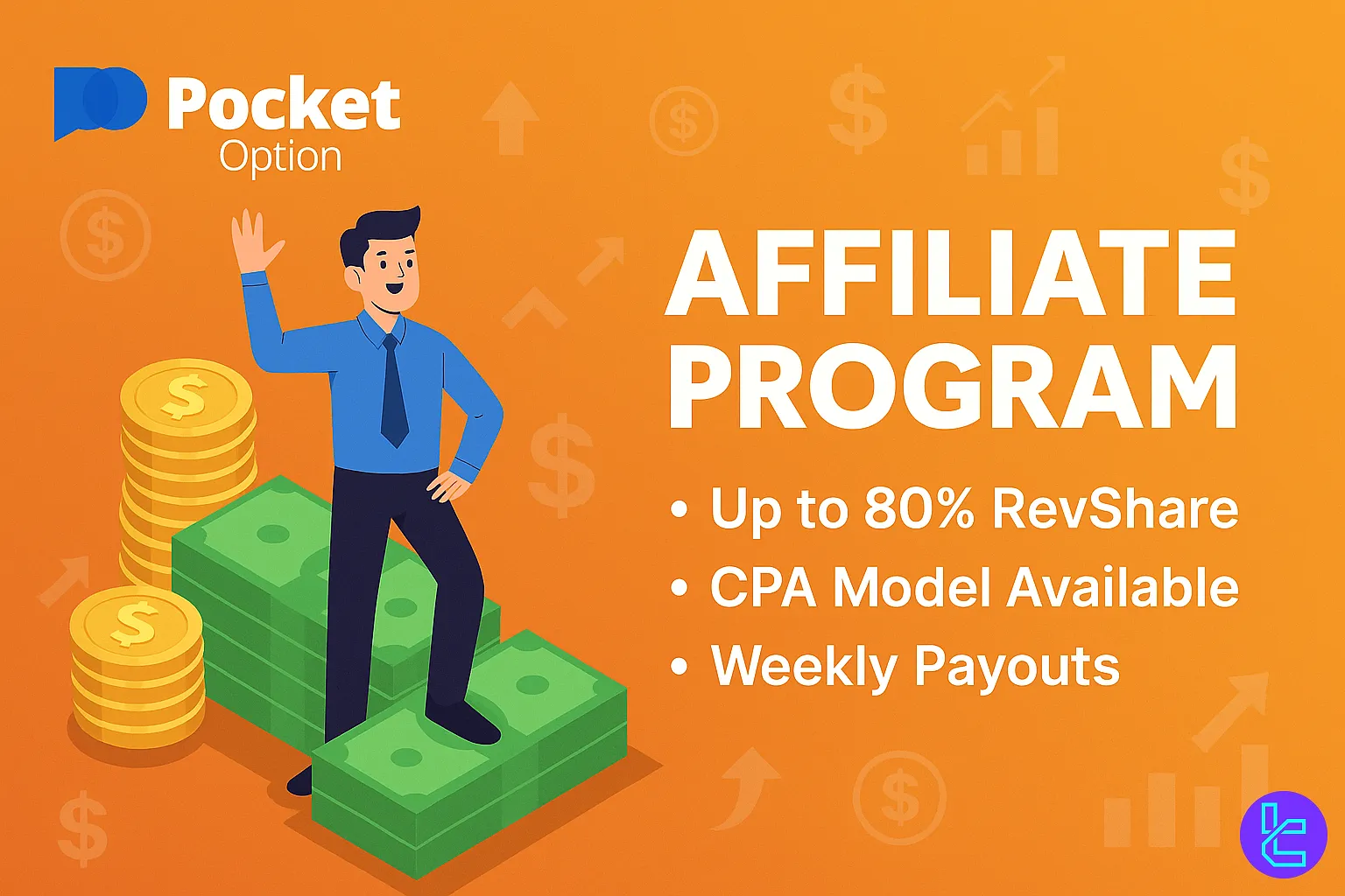 Pocket Option RevShare program for affiliates