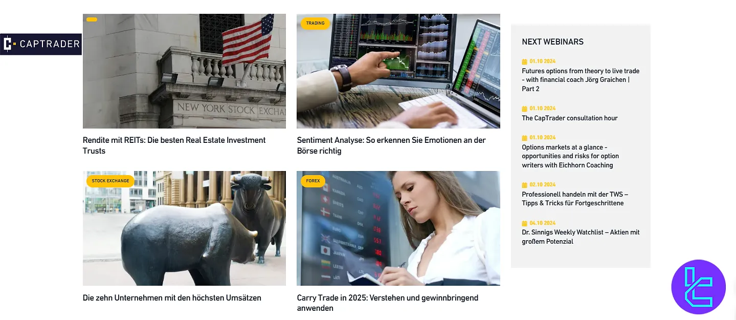 CapTrader education and training resources