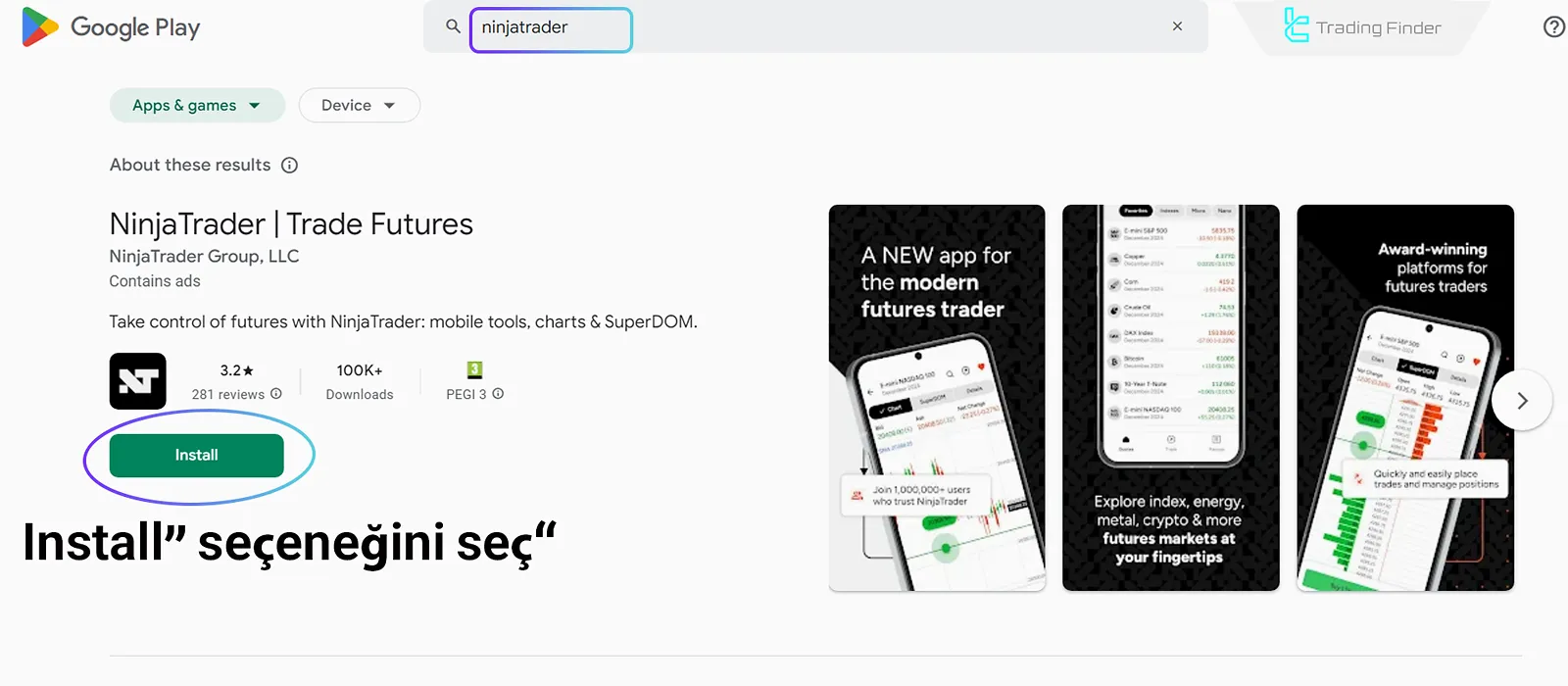 NinjaTrader Android