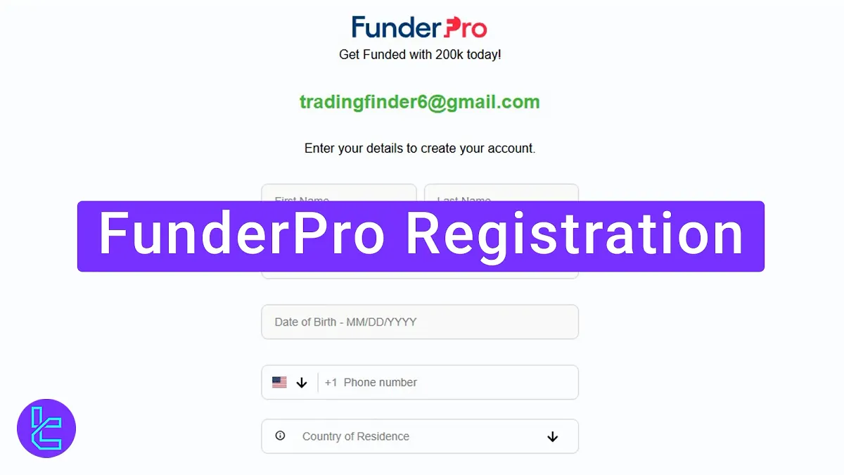 FunderPro Registration 2025 [Create an Account in 4 Steps]