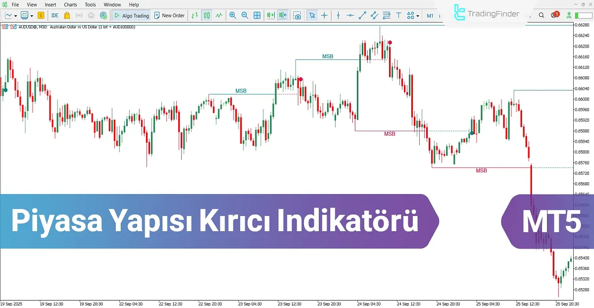 Piyasa Yapısı Kırıcı Göstergesi MT5 için İndir – Ücretsiz – [TradingFinder]