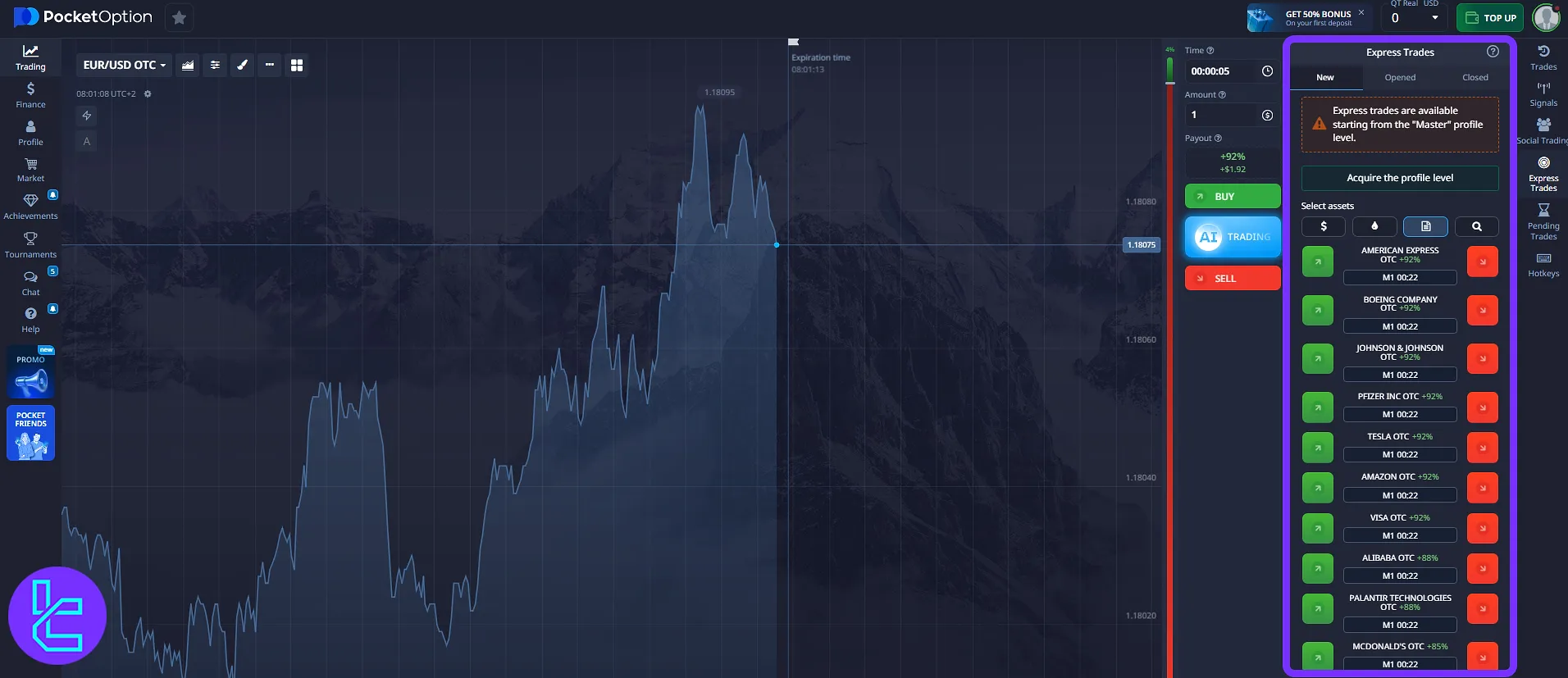 Pocket Option Express Trades