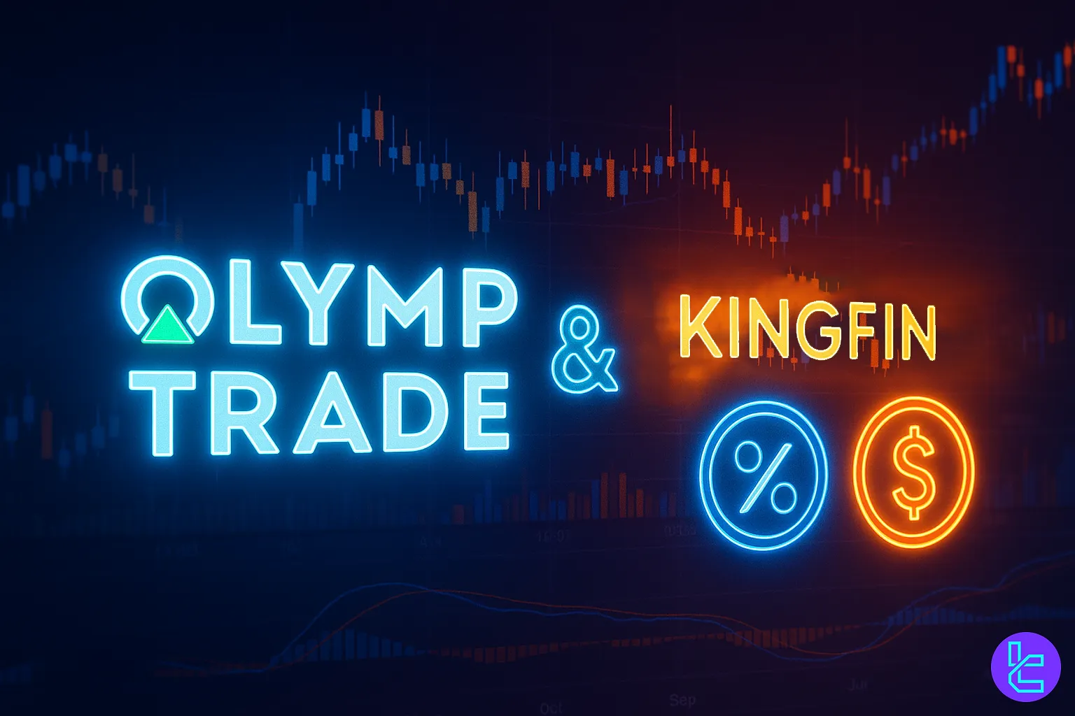 OlympTrade & Kingfin affiliate promotion banner