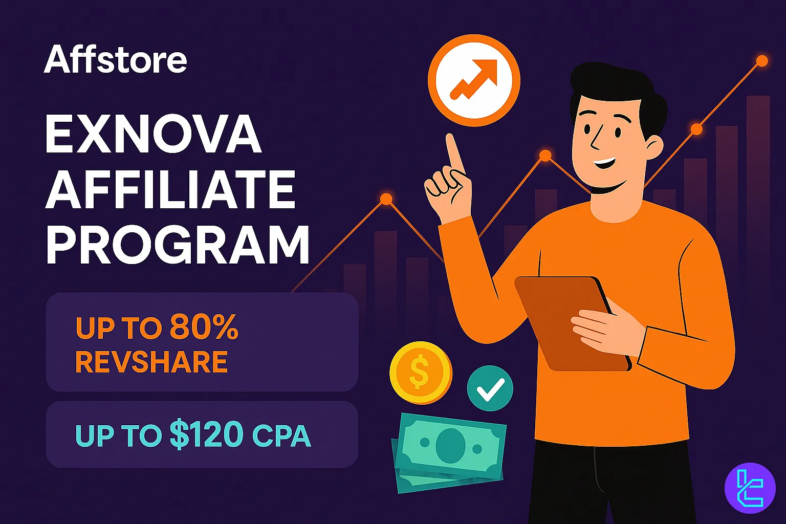 Exnova affiliate program with high RevShare and CPA payout