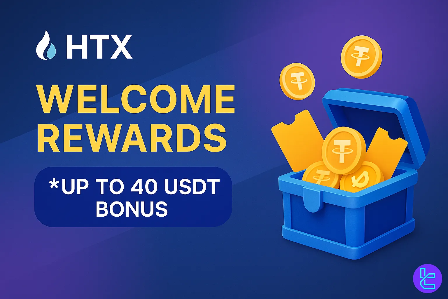HTX Welcome Rewards bonus chest