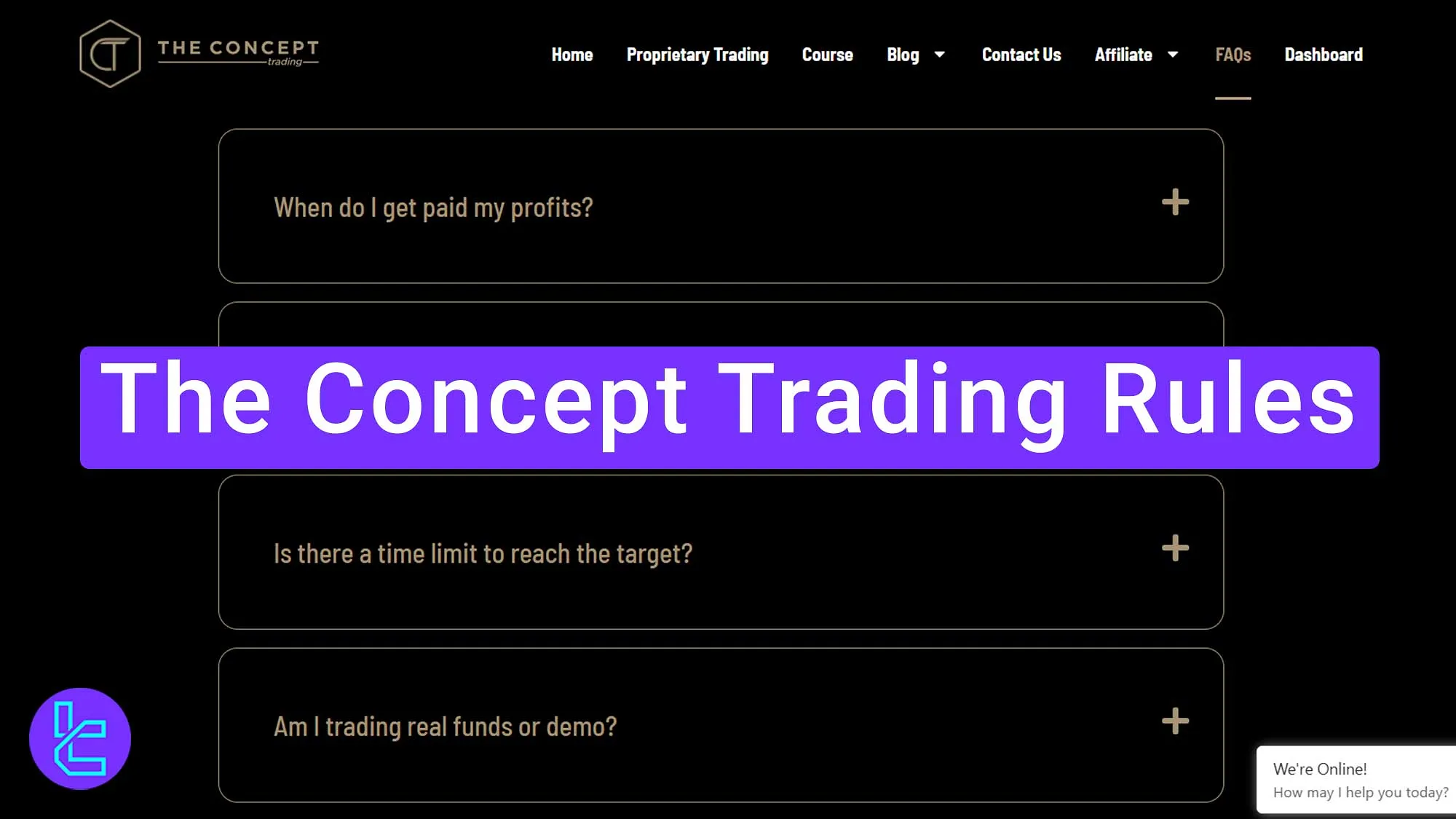 The Concept Trading rules