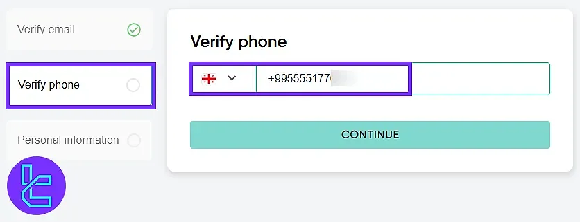Equiti phone number verification