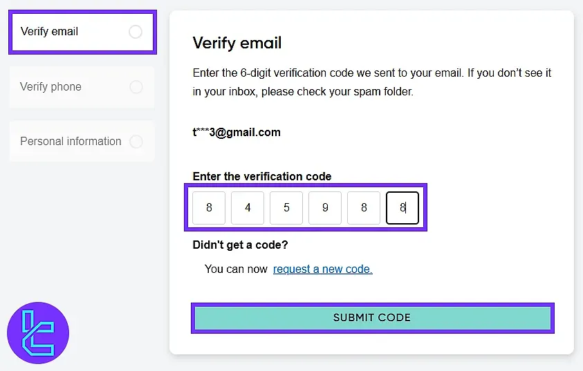 Equiti email verification process
