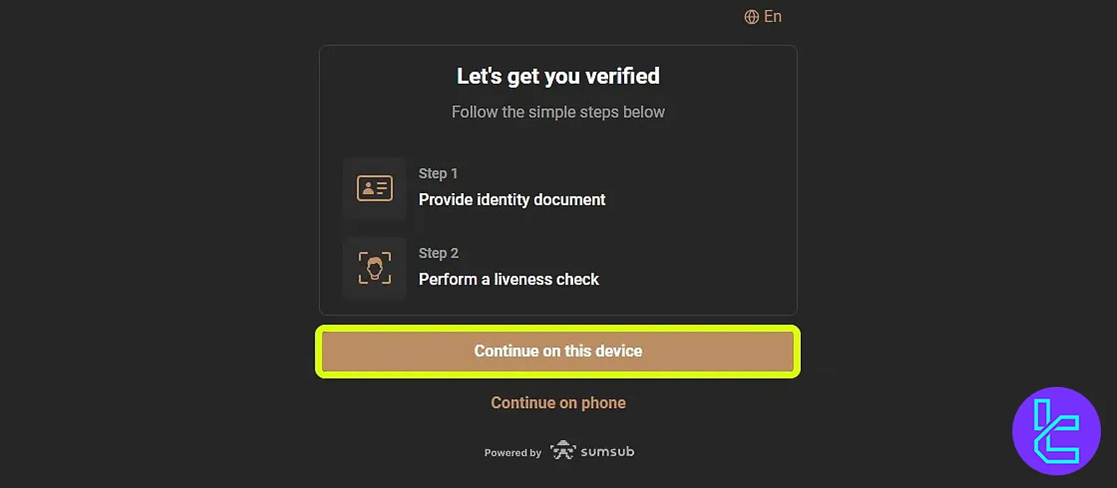 Capital.com account verification start