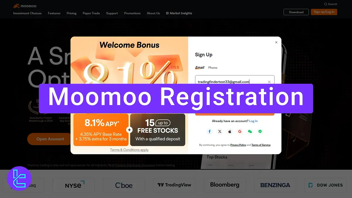 Moomoo Registration - Sign Up with Email or Phone Number [2 steps] 2025