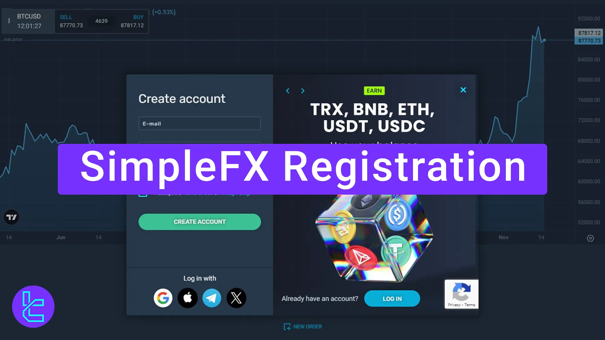 SimpleFX Registration 2025 [3-Step Sign-up Tutorial]