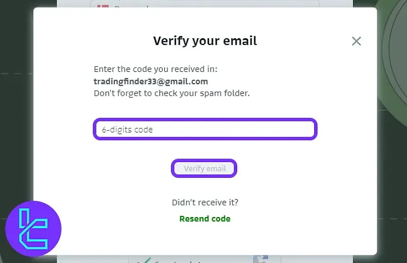 Bitso Email verification