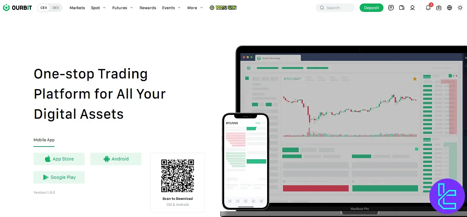 اپلیکیشن‌های صرافی اوربیت برای اندروید و iOS