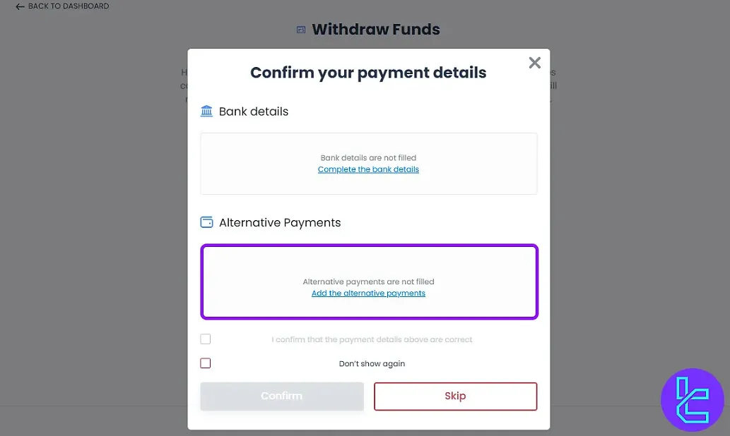 HYCM TRC20 Withdrawal