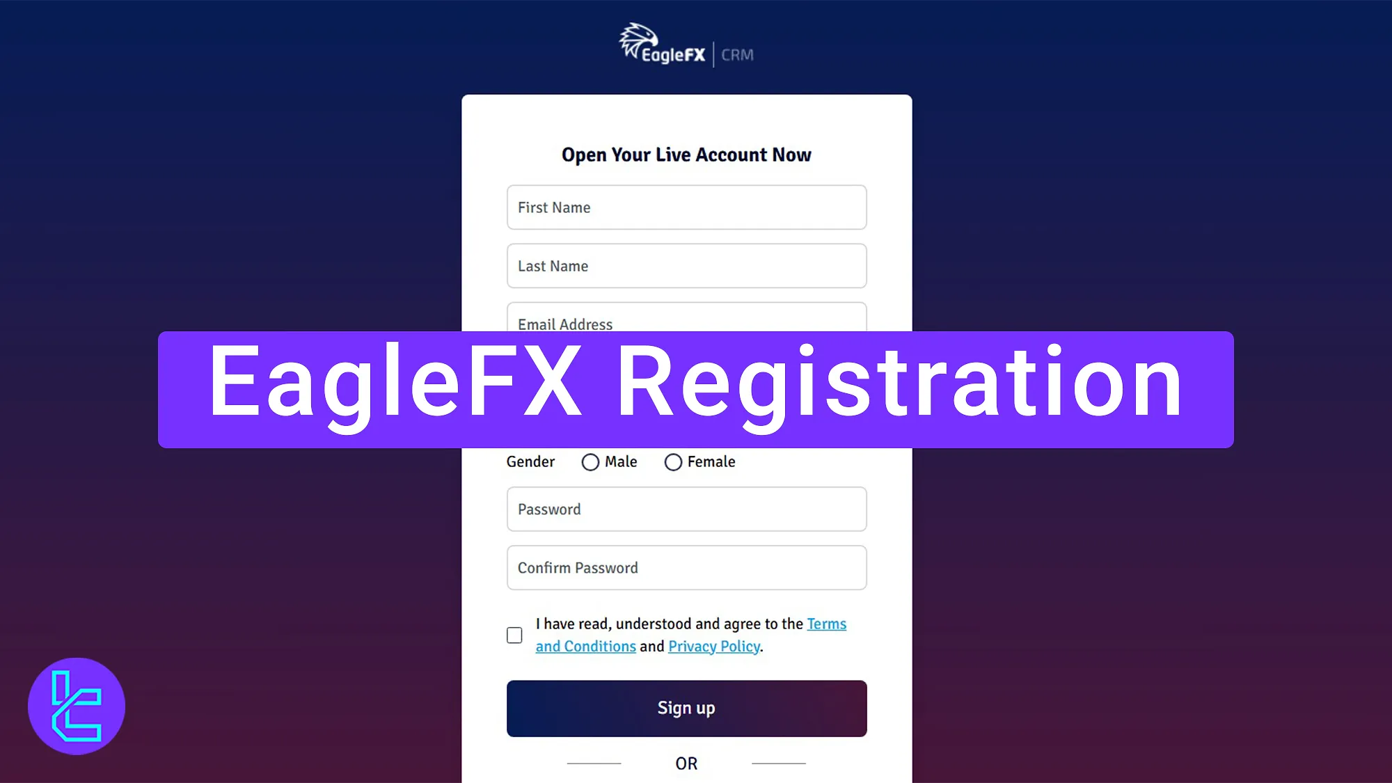EagleFX registration process