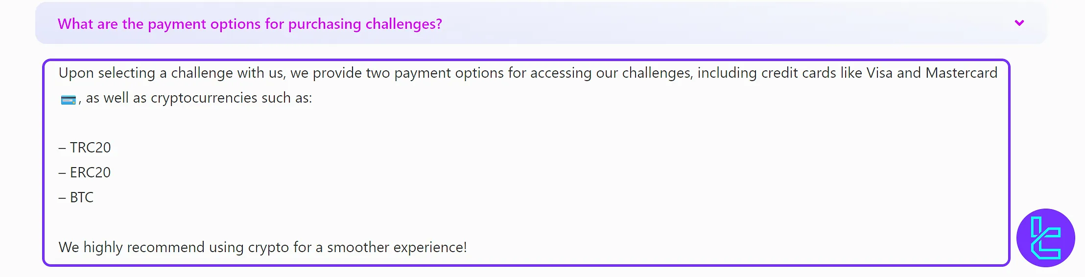DNA Funded payments