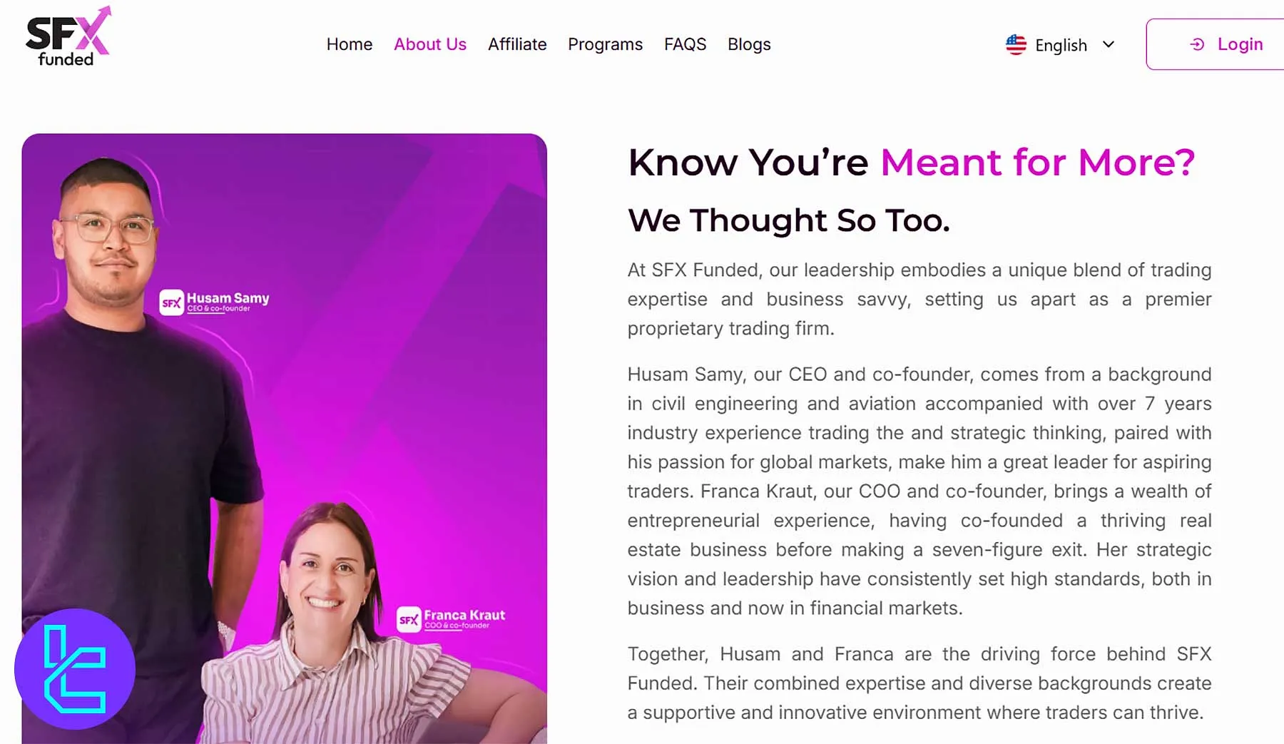 Husam Samy CEO and founder of SFX Funded and SFX Global in Dubai