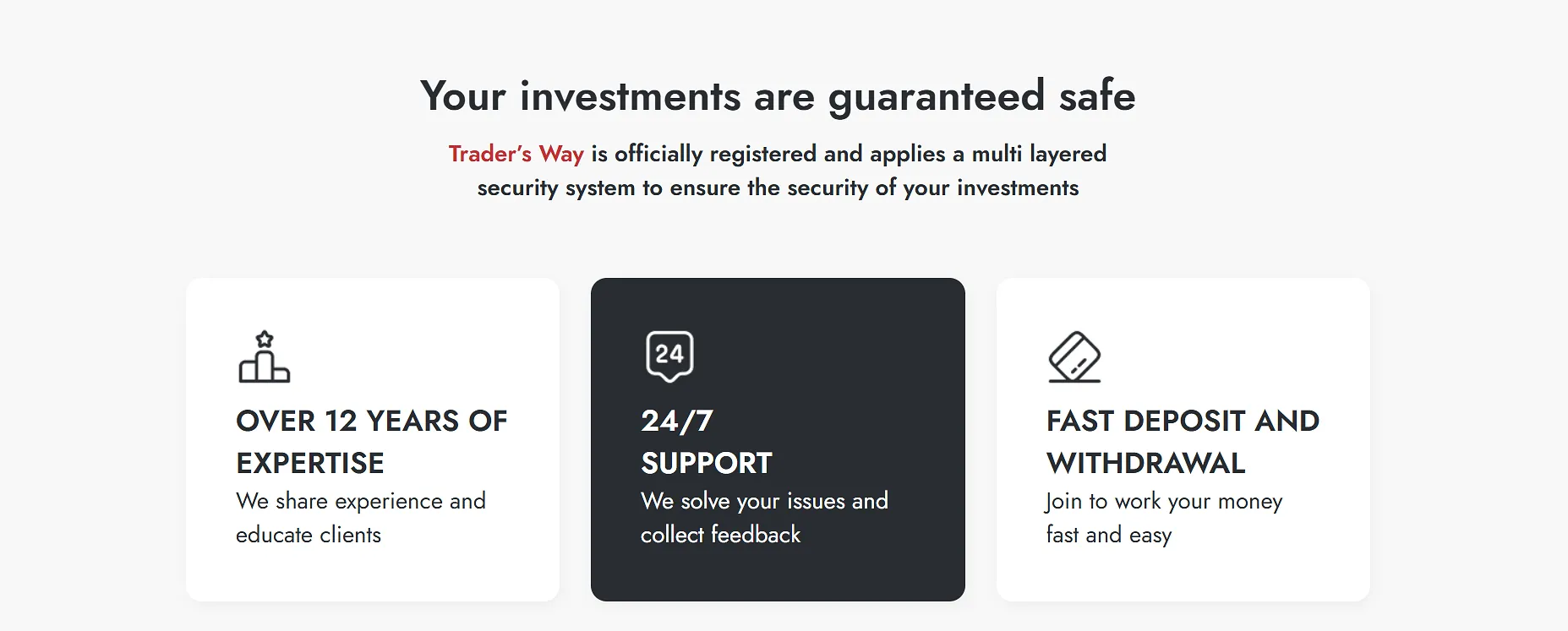 TradersWay advantages