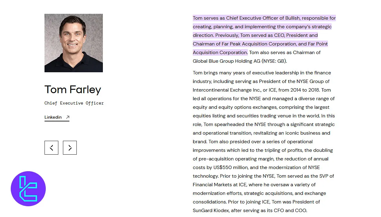 Bullish exchange CEO