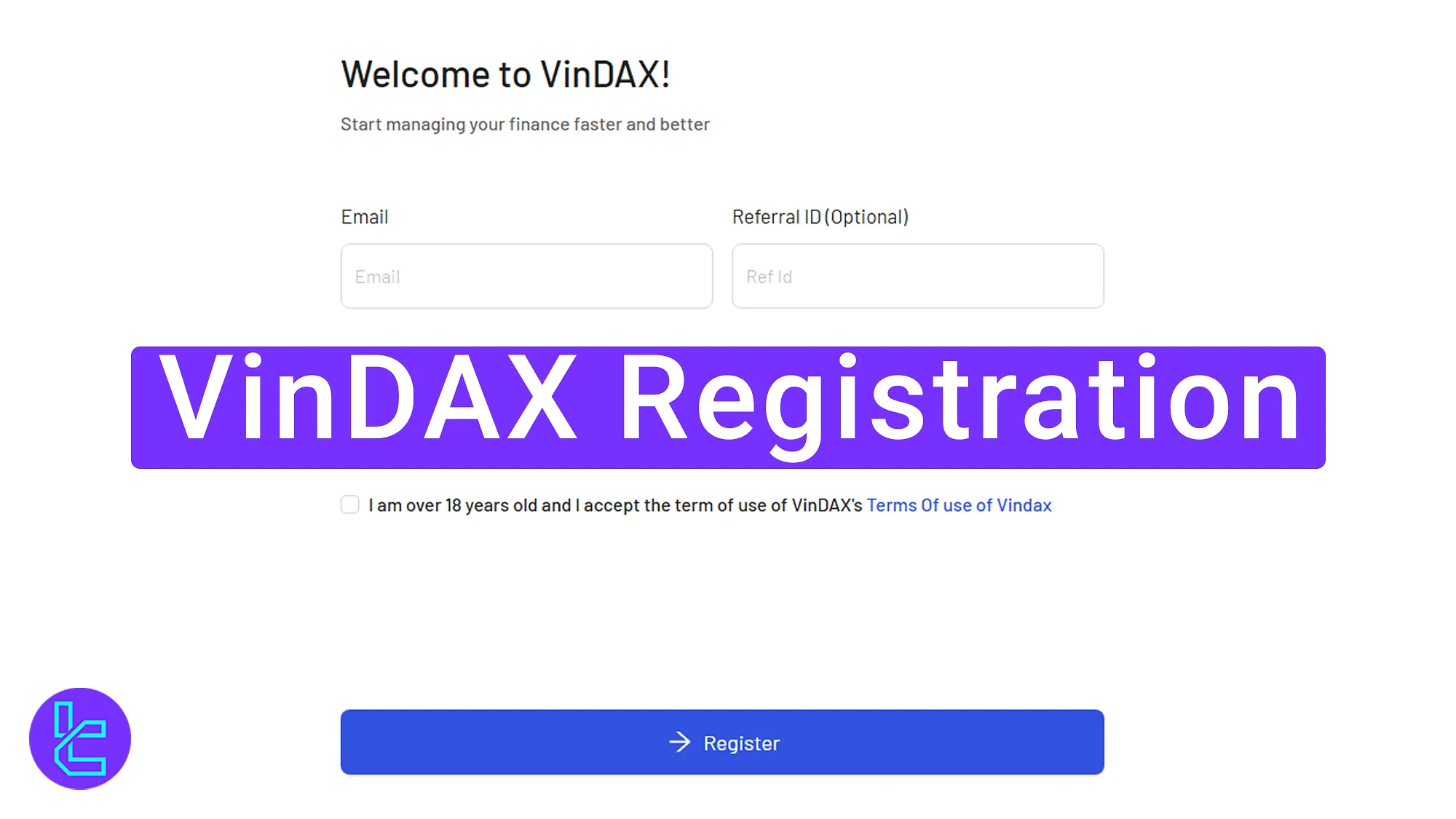 VinDAX Registration 2025 [Verify Your Email in 3 Steps]