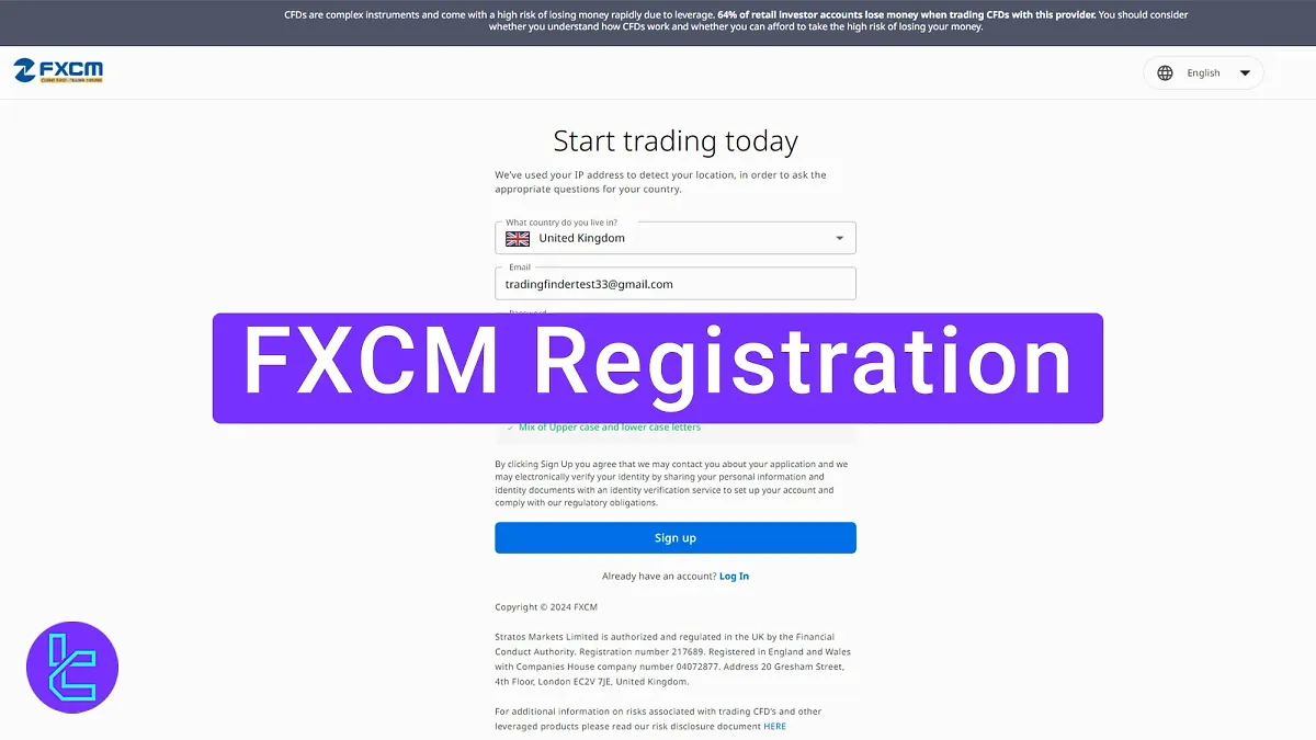 FXCM Registration - Email, Phone, and Insurance Number [11 Steps] 2025