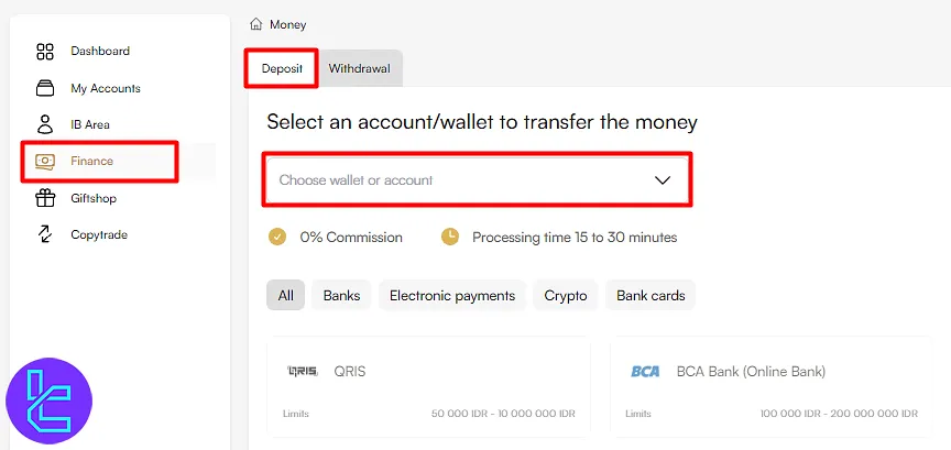 Headway Deposit Methods