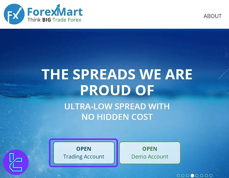 ForexMart account registration start
