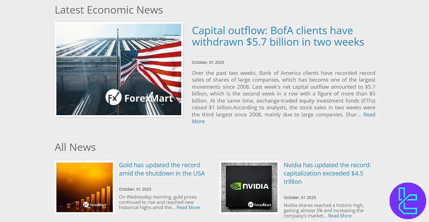 ForexMart educational resources overview