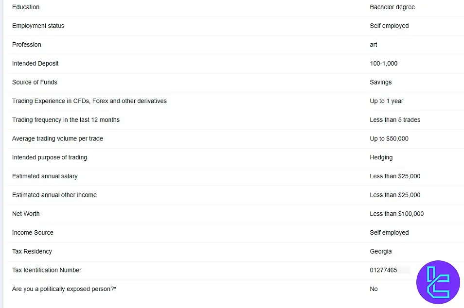 Key To Markets Questionnaire